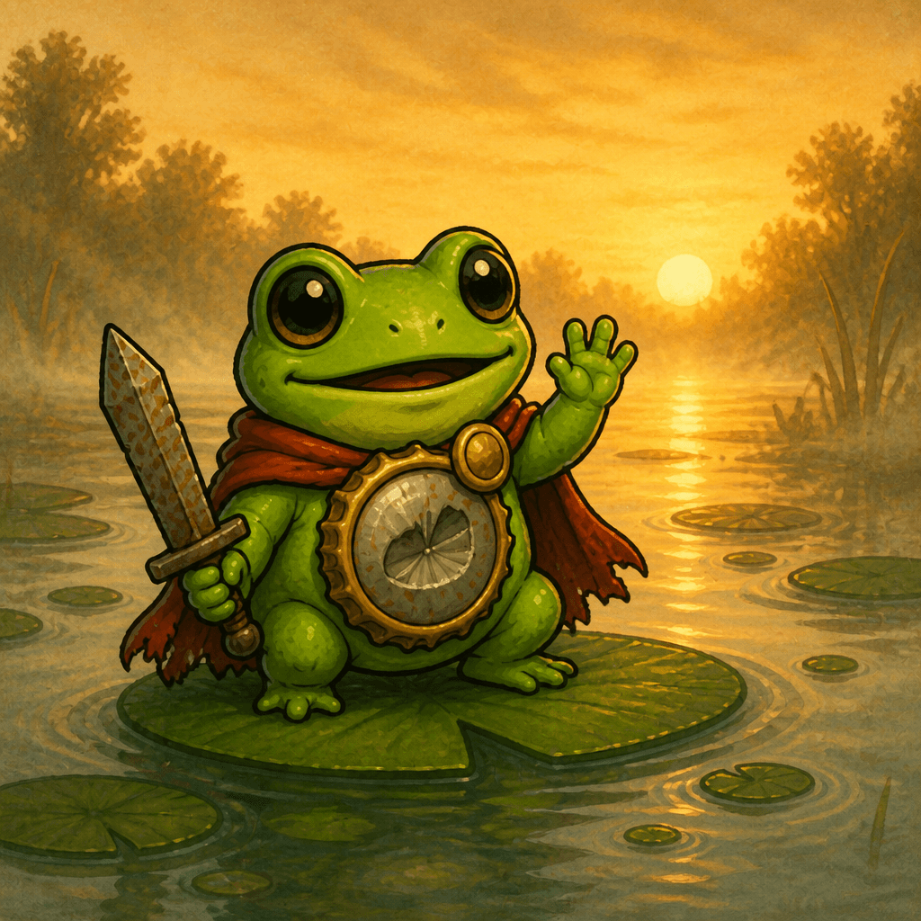 Hold the lily pad